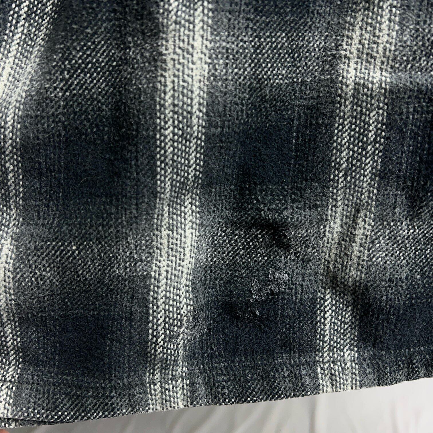 00's STJOHN'SBAY OMBRE PLAID Heavy Flannel Shirt 90年代 00年代