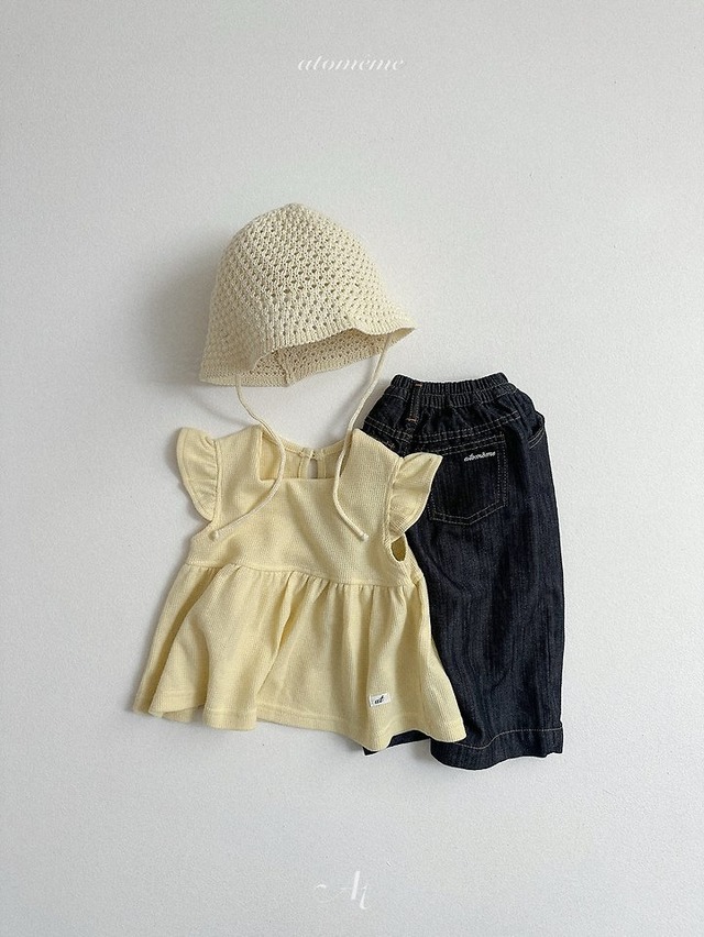 atomeme26su_Rib Waffle T-Shirt