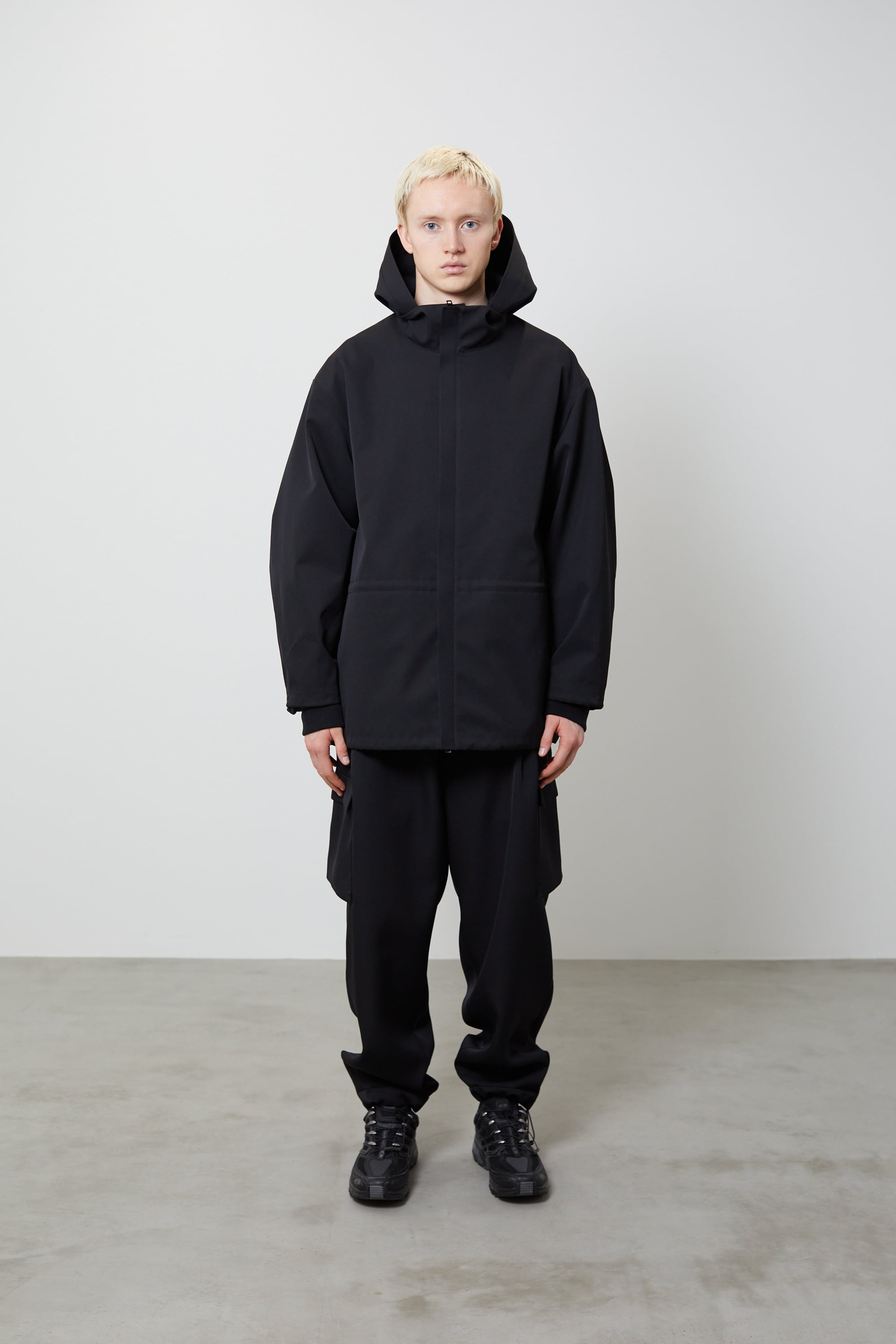 SU Wool Wide Shell Jacket BLACK SU-01-B-05 | BEST PACKING STORE