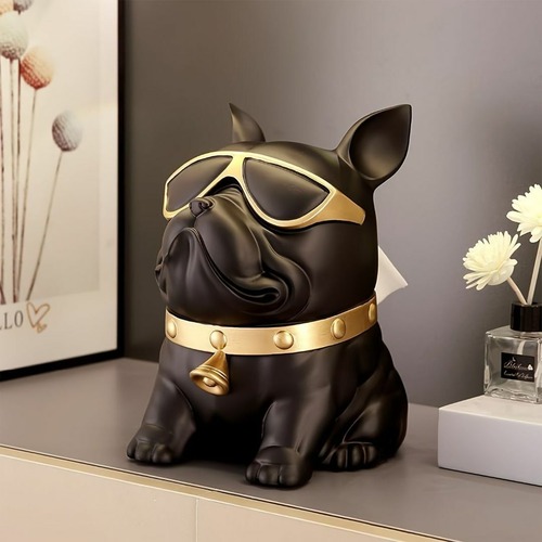 ブルドックのティッシュボックス ティッシュボックスカバー