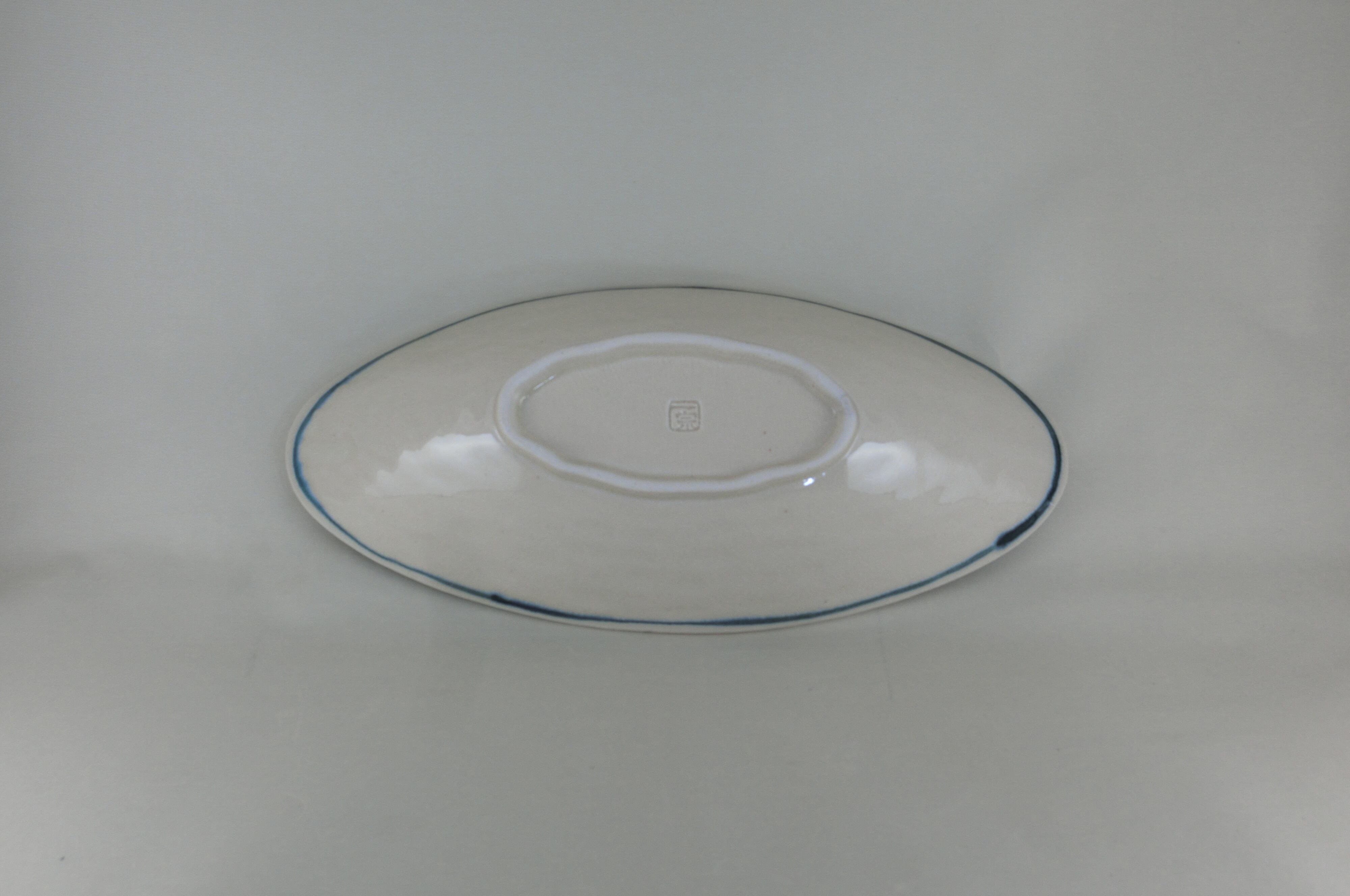 つる唐草舟形鉢（宗山窯）