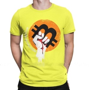 Tシャツ　BTC　Bitcoin（Revolution）　　BTC01-001