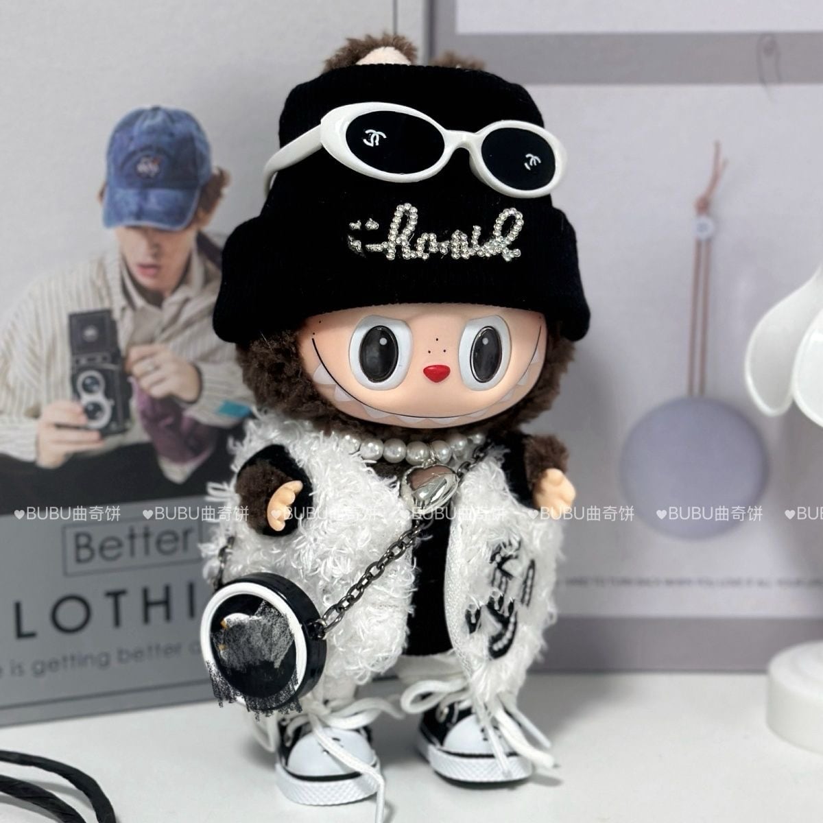 めっぷ〜ぬい服 labubu ラブブ 17センチ ぬい服 着ぐるみ着せ替え服 0131 | shigure