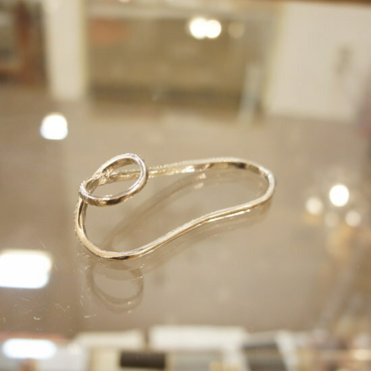 TOPANGA Jewelry　ラインストーンリングカフ