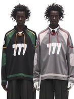 7440 37 1 SS24 “777” Dual Mesh Long Sleeve Tee