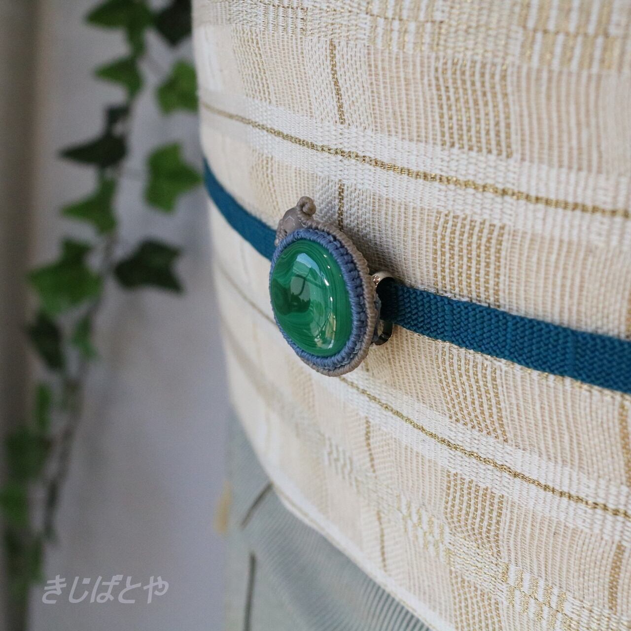 正絹紗 白地に金の縞格子の夏袋帯 | きじばとや