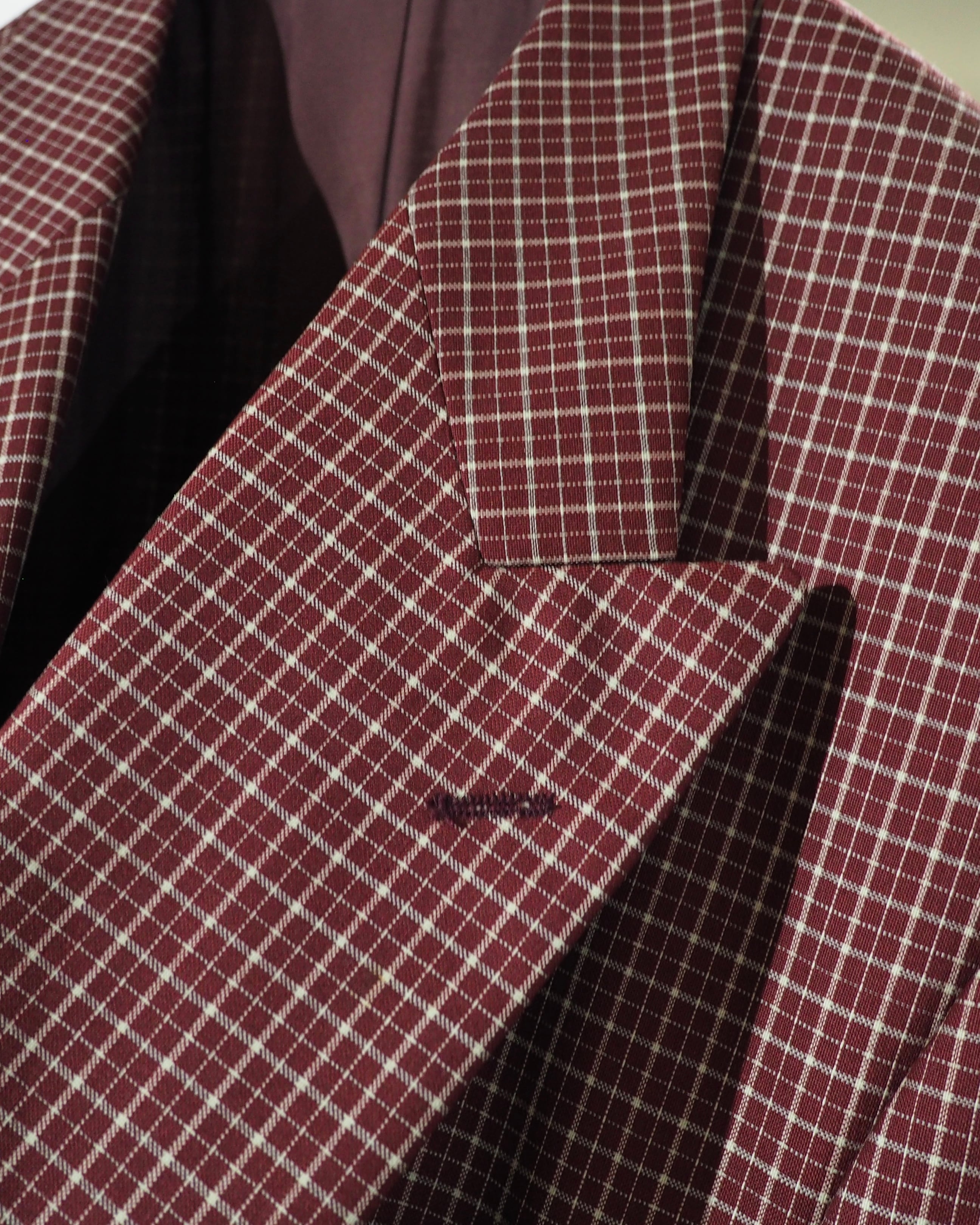” BAUMLER ” Plaid Check Pattern Vintage Double Breasted Tailored jacket