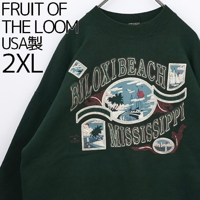 90s フルーツオブザルーム 2XL スウェット USA製 ルーニーテューンズ