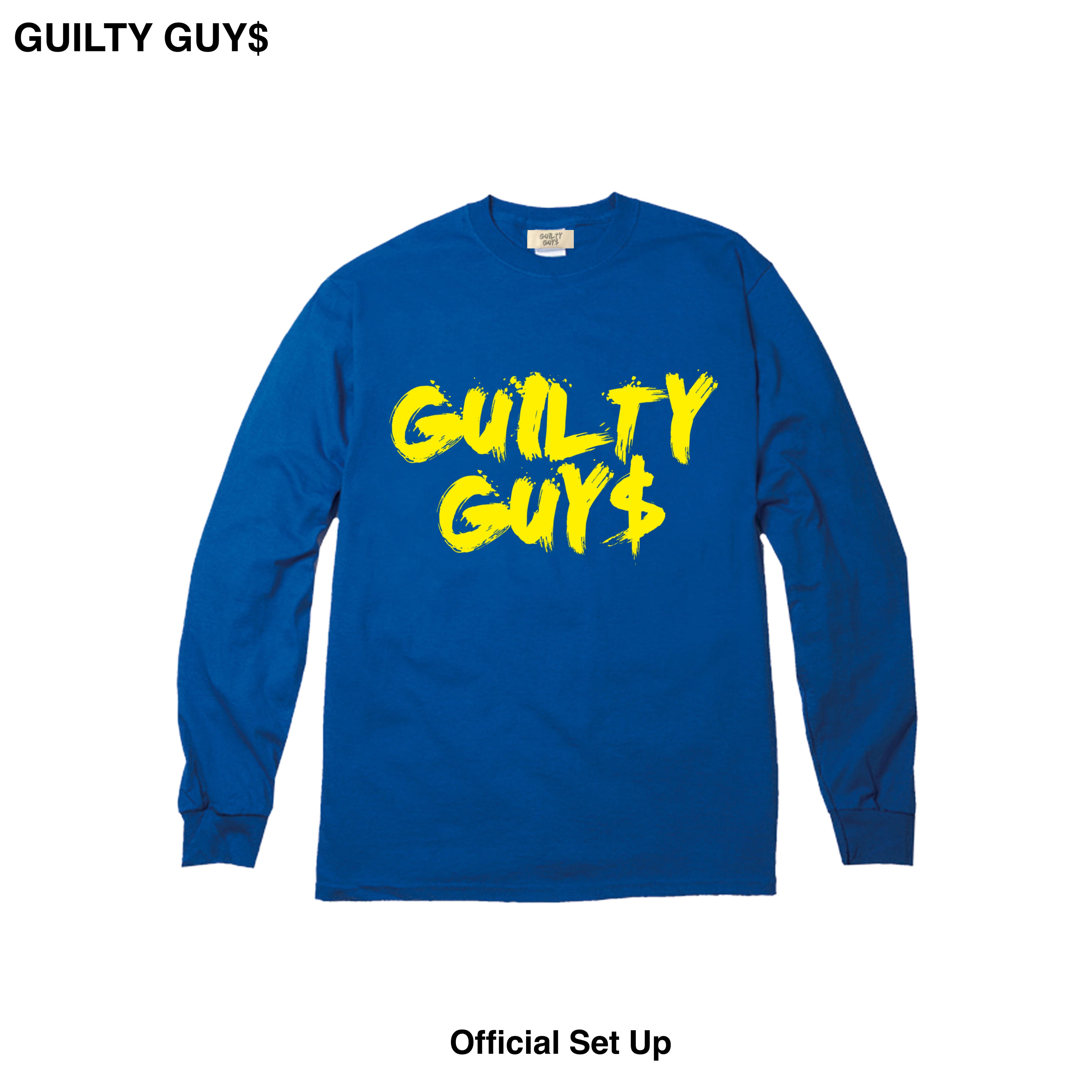 Guilty Guys フーディ&パンツセット ブラック/ブルー GUILTY GUYS