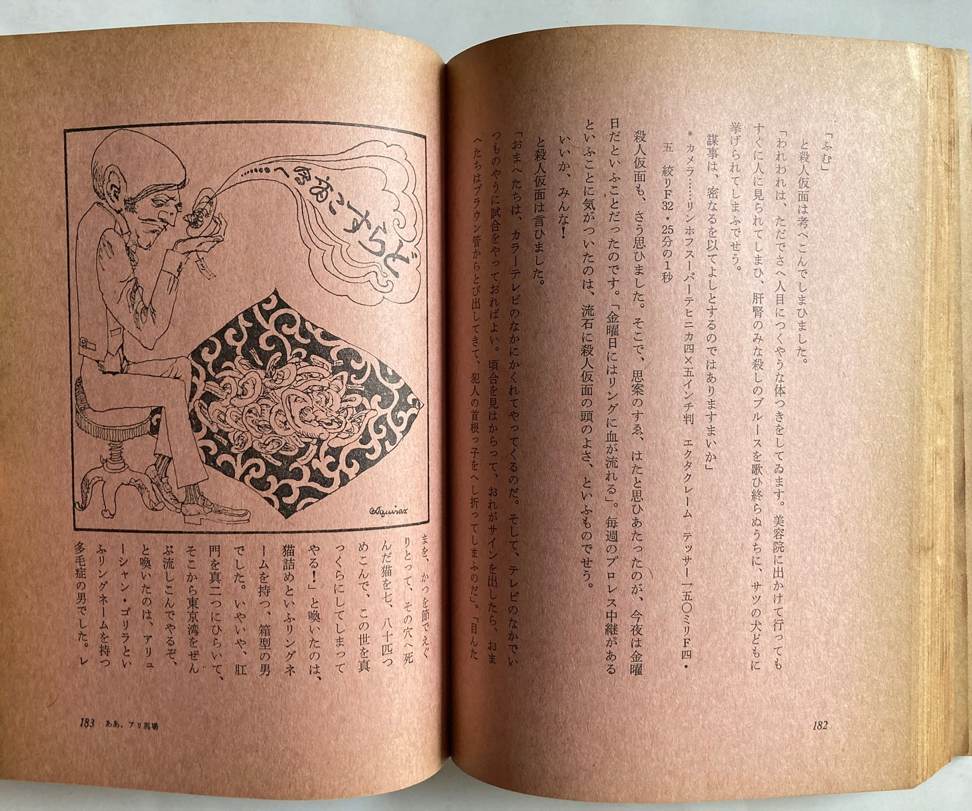 宇野亜喜良　絵本・千一夜物語　寺山修司　1968年　天声出版