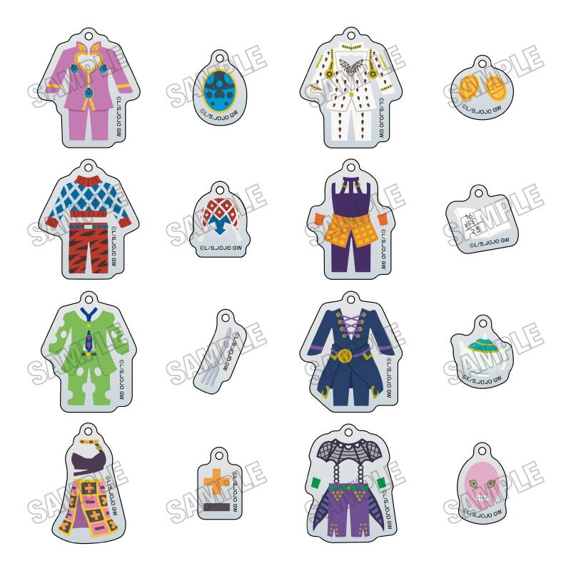アニメ『ジョジョの奇妙な冒険 黄金の風』 アクリルキーホルダーコレクション【AM2026】 BOX