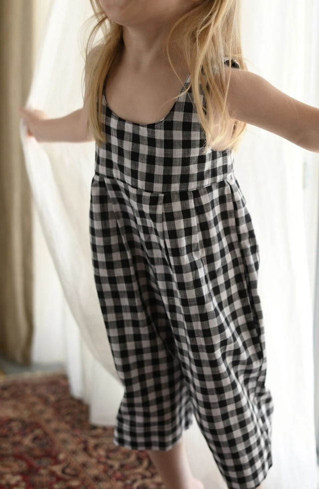 minimom  - Iris Jumpsuit/black gingham