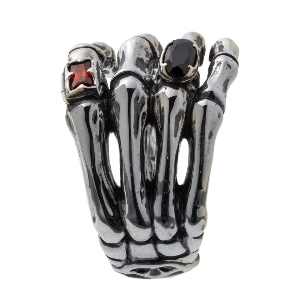 スカルハンドリング2 ACR0312 Skull hand ring II シルバー