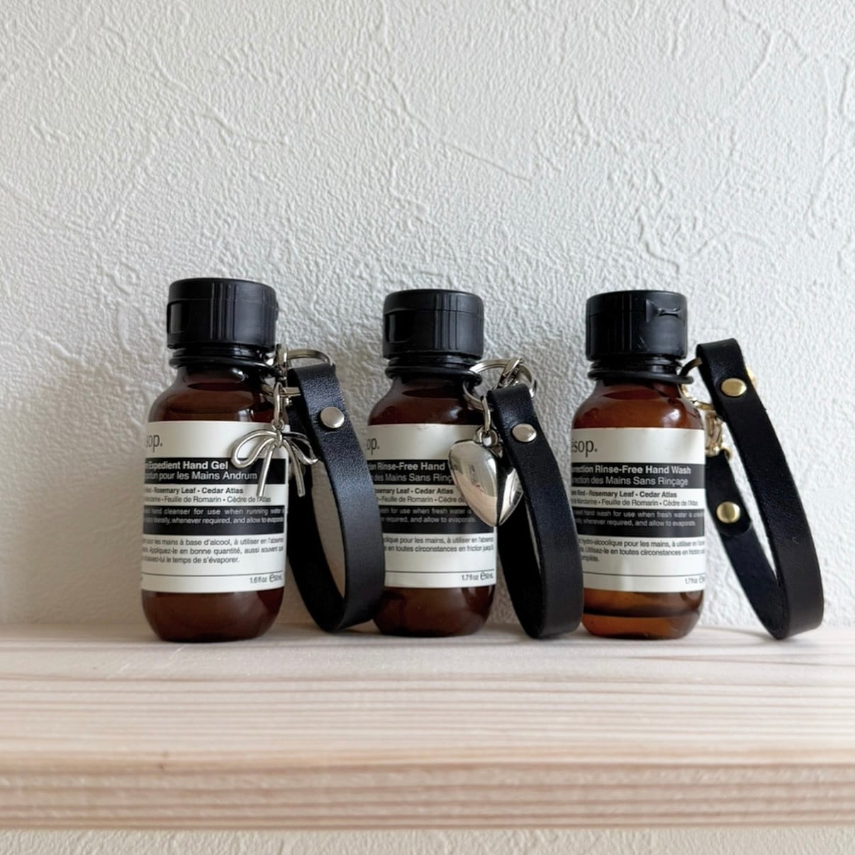 ハンドジェルホルダー ゴールド／シルバー | Hortensia