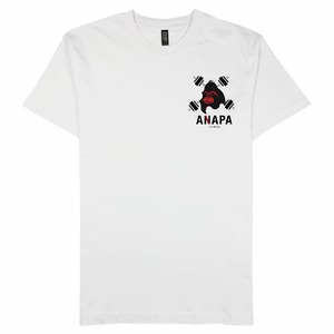 ANAPA T-shirt ~front  logo~【white】