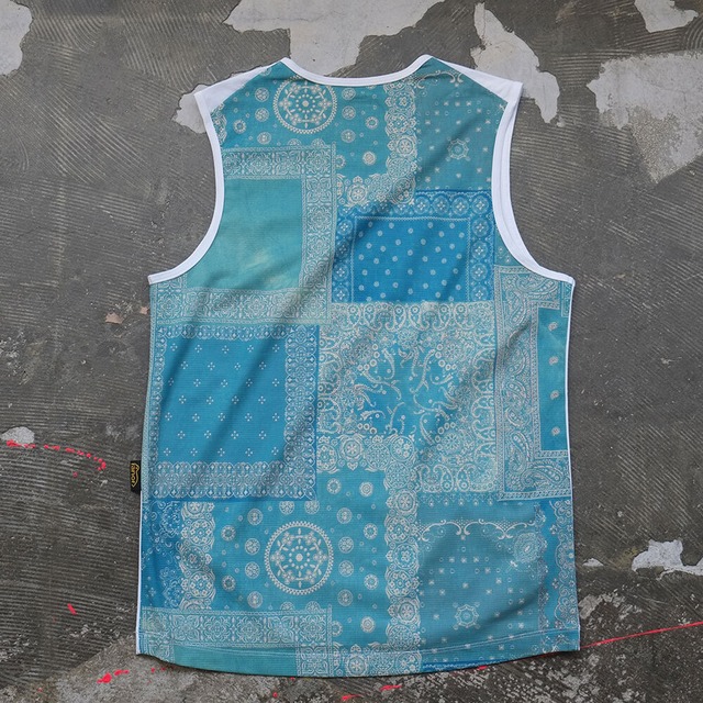 ranor(ラナー) BANDANA NOSLEEVE TURQUOISE