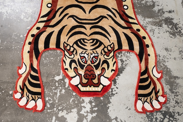 Tibetan Tiger Rug 《Lサイズ•シルクNIGOモデル057》チベタンタイガーラグ