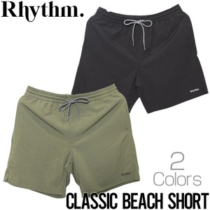 ショーツ ハーフパンツ ストレッチショーツ ボードショーツ Rhythm リズム CLASSIC BEACH SHORT CL21M-JA12BLK28