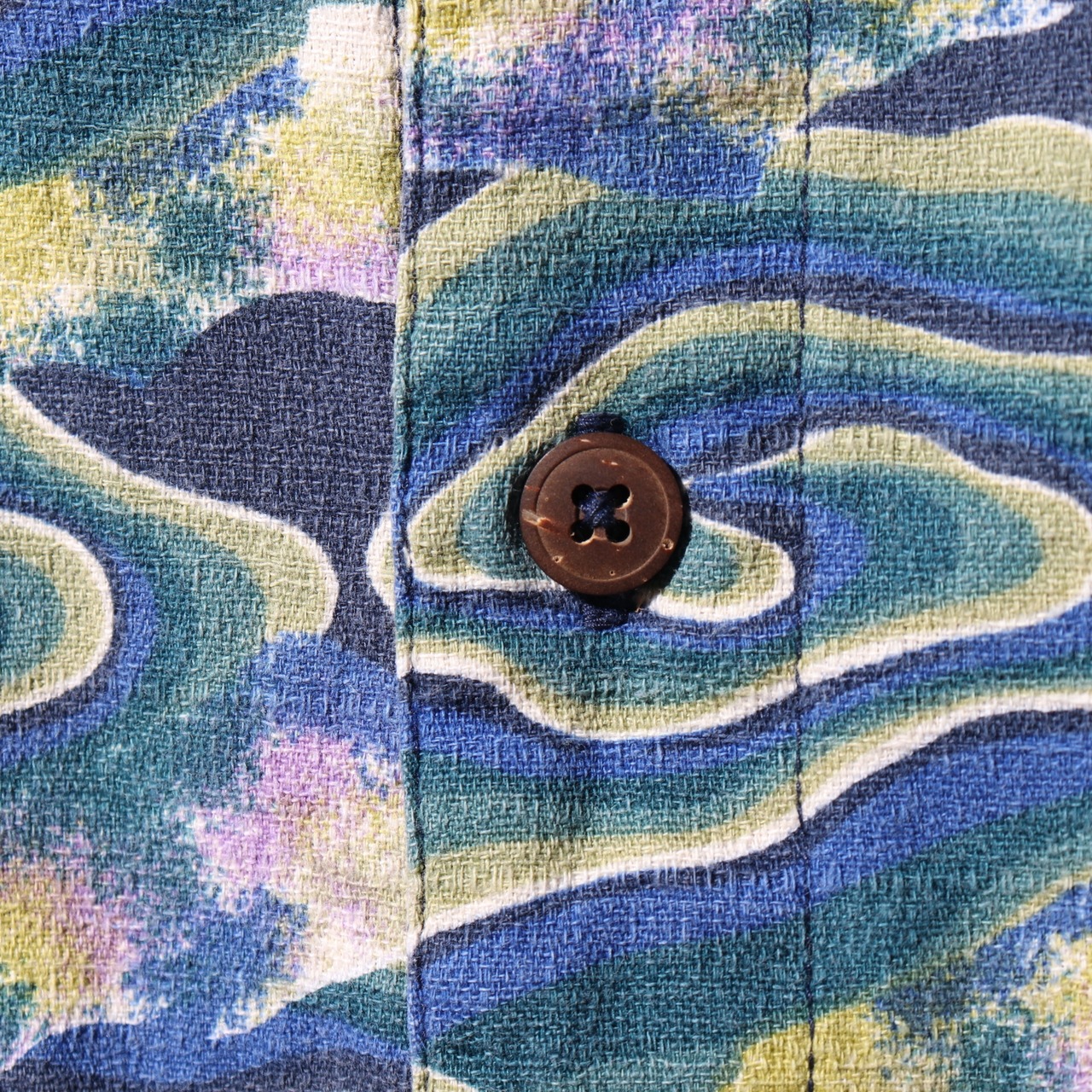 極美品 L 94年 Java Fish 渦巻き柄 パタゴニア パタロハ アロハシャツ Patagonia ジャバフィッシュ