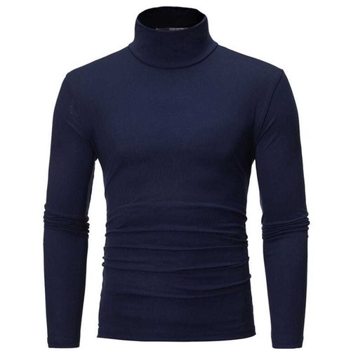 メンズ服 長袖ハイネック シンプル トップス 長袖Tシャツ メンズカットソー 重ね着インナー 秋冬 薄手 軽量 防寒対策 きれいめカジュアル ストレッチ素材 柔らか生地 スマートシルエット ハイネックシャツ ベーシックウェア 無地 cw-a-6604