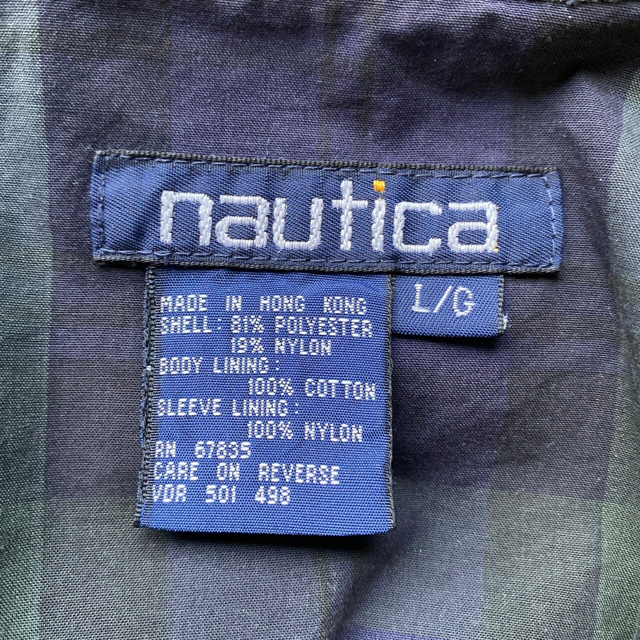 NAUTICA ノーティカ スイングトップ チェック スポーツジャケット 