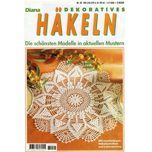 ドイツ手芸小冊子　Diana Dekoratives　Häkeln　22号