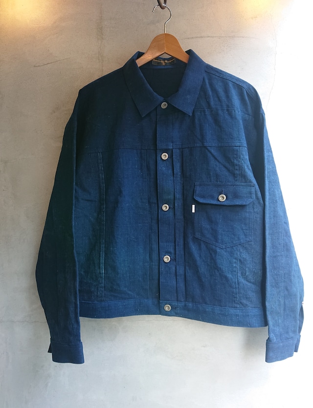 BAA COSTUME MFG. 1st MODEL VINTAGE NATURAL INDIGO FABRIC ③