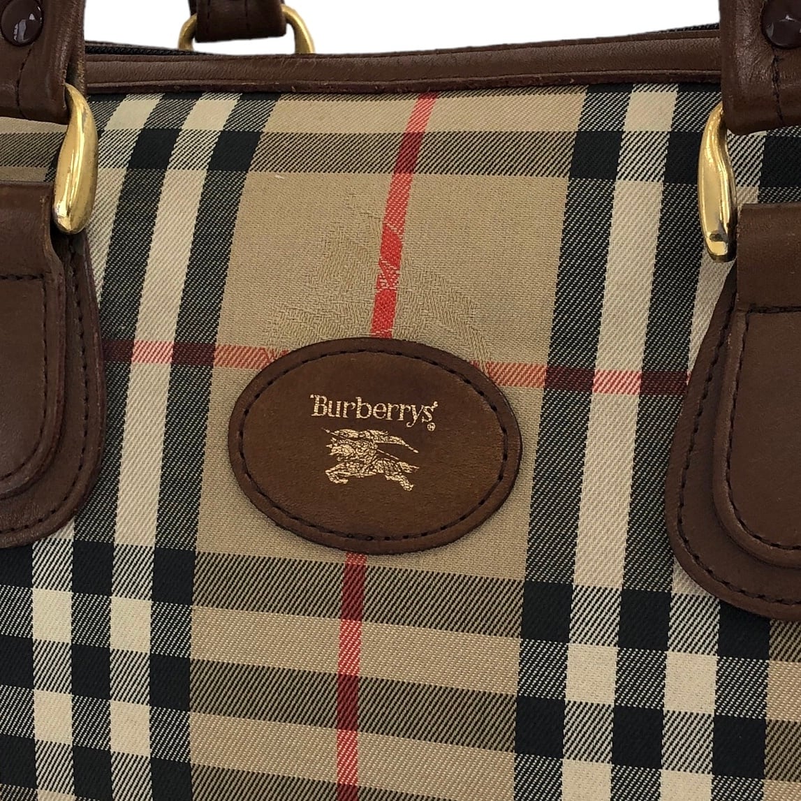 BURBERRY バーバリー クラシックチェック ハンドバッグ ベージュ