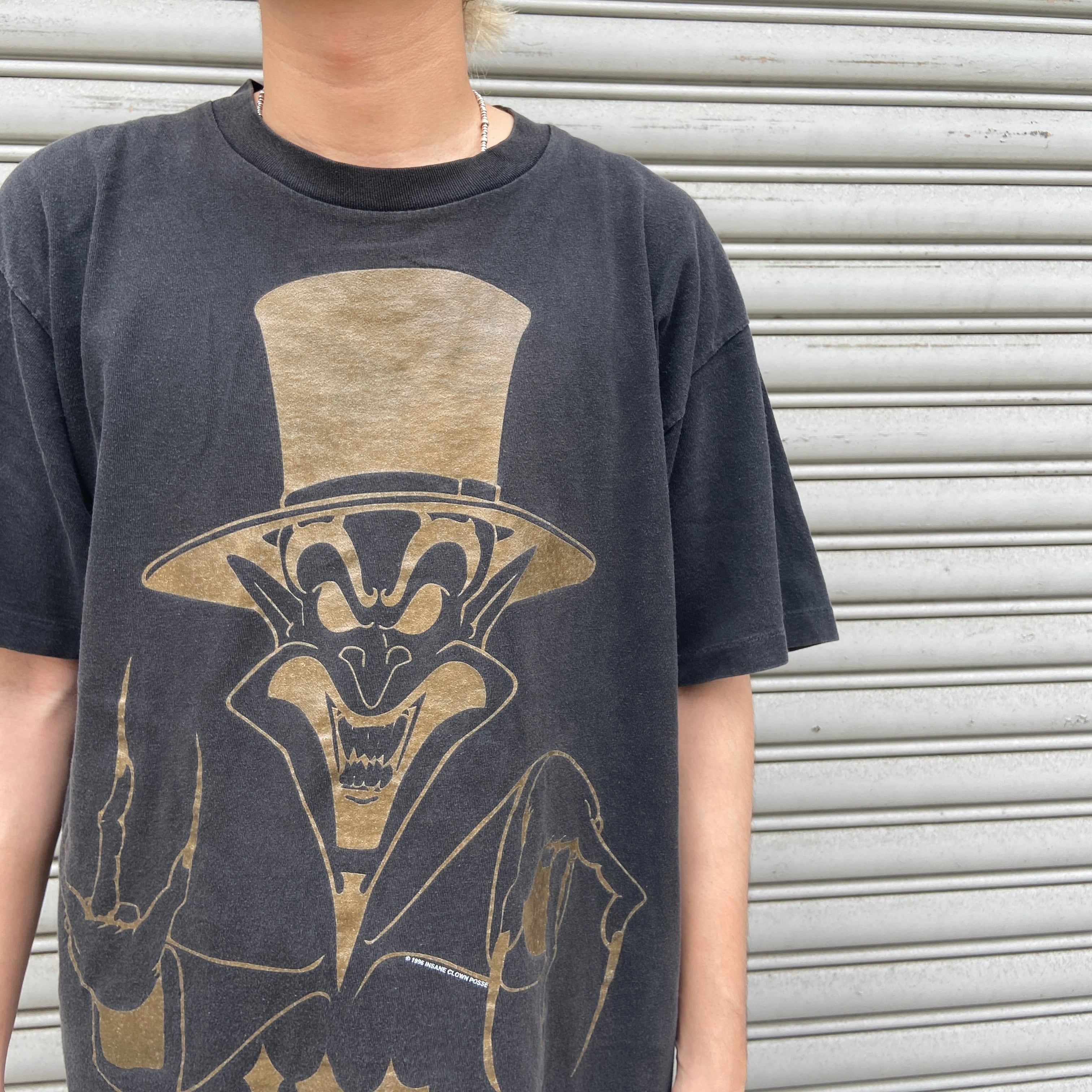 90s インセインクラウンポッシー ICP ホラーコアバンドTシャツ L