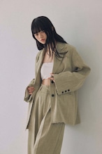 DU260514 Cut Off Design Jacket 【set up可】