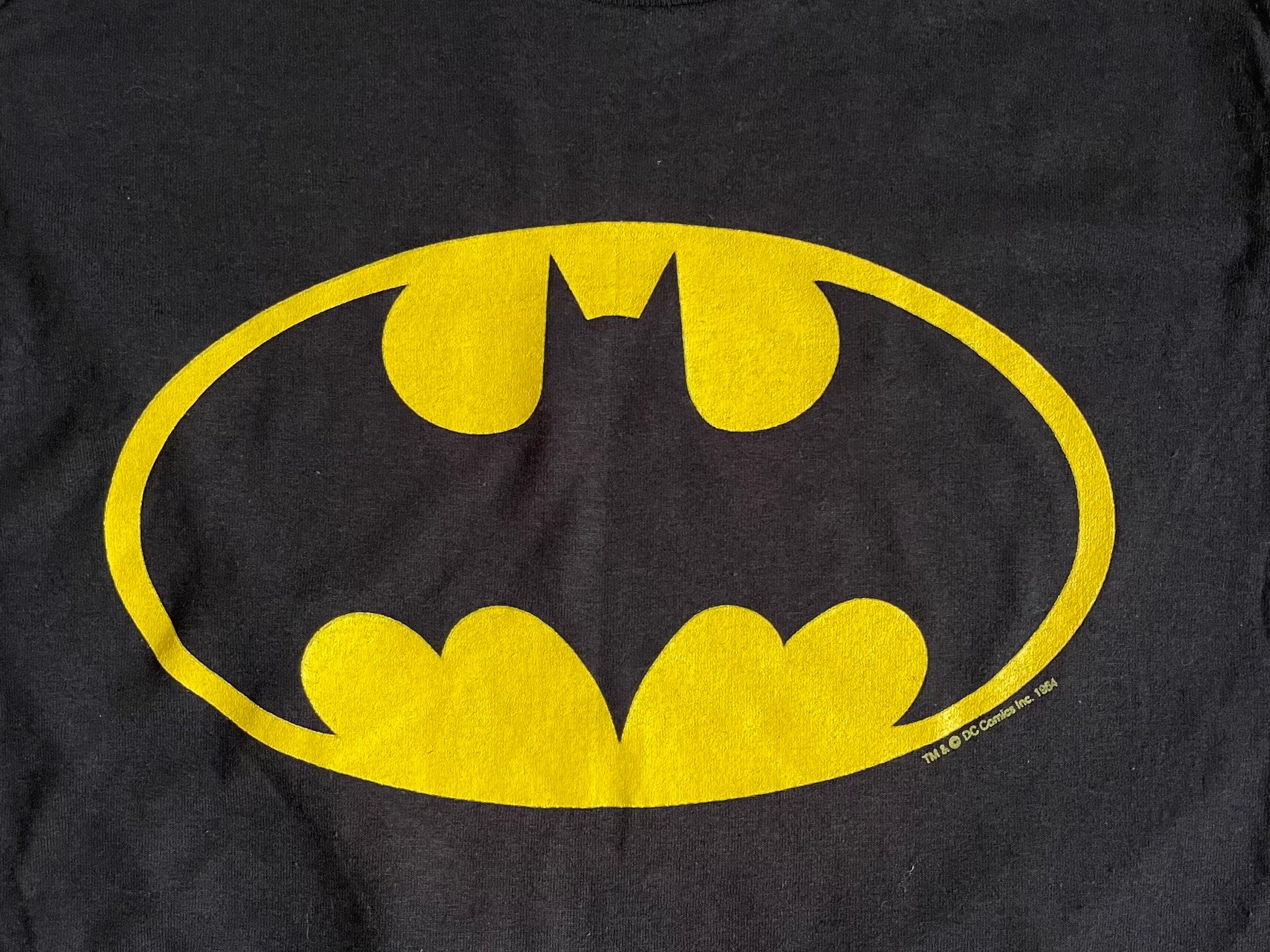 Deadstock Sz:M】80s BATMANバットマン USA製 ヴィンテージTシャツ ②