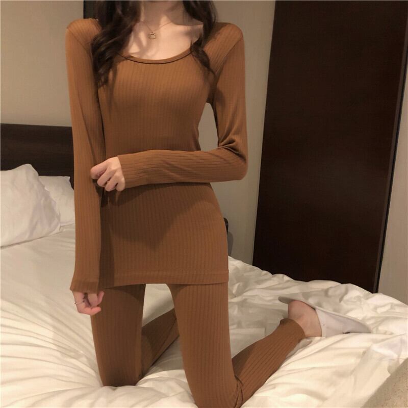 オータムウィンターレディースシャツ ロング エラスティック 伸縮 秋物 冬物 萌量不足50520080752