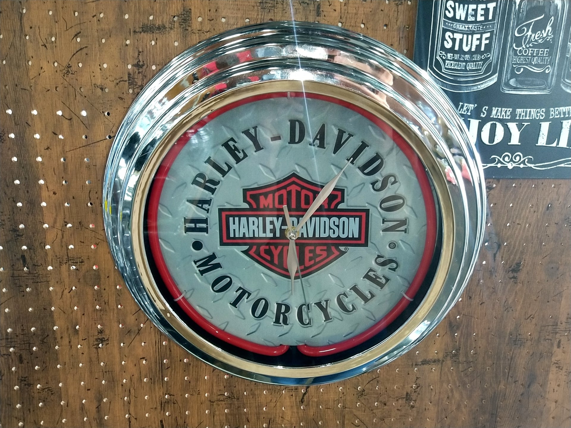 ネオン時計 / ネオンクロック ハーレーダビッドソン (HARLEY DAVIDSON 