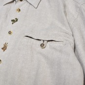 embroidery design herringbone tyrolean shirt