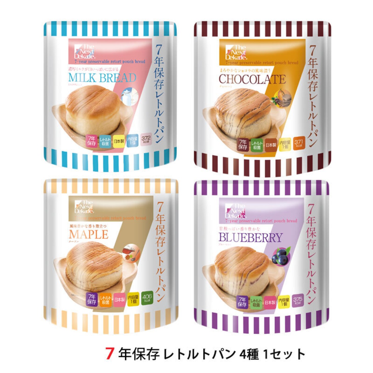 7年保存レトルト食品白飯6点＋7年保存レトルトおかず3種2セット（計6点）＋7年保存レトルトパン4種1セット＋7年保存野菜コンソメスープ2袋（6点）＋ファイアレスヒーター3袋＋10年保存水500ml8本 3日分セット