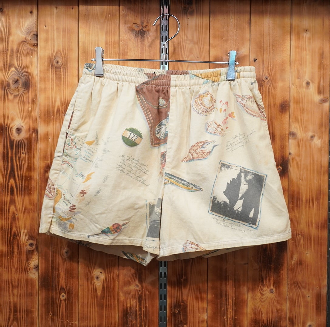 90s USA製 ralphlauren ヘミングウェイ ショーツ S/ラルフローレン