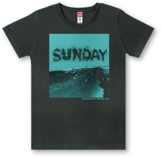 #445 Tシャツ SUNDAY/BLK