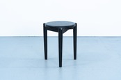 Ilmari Tapiovaara | 3-Leggd stool black paint
