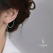 カスケードチェーンピアス