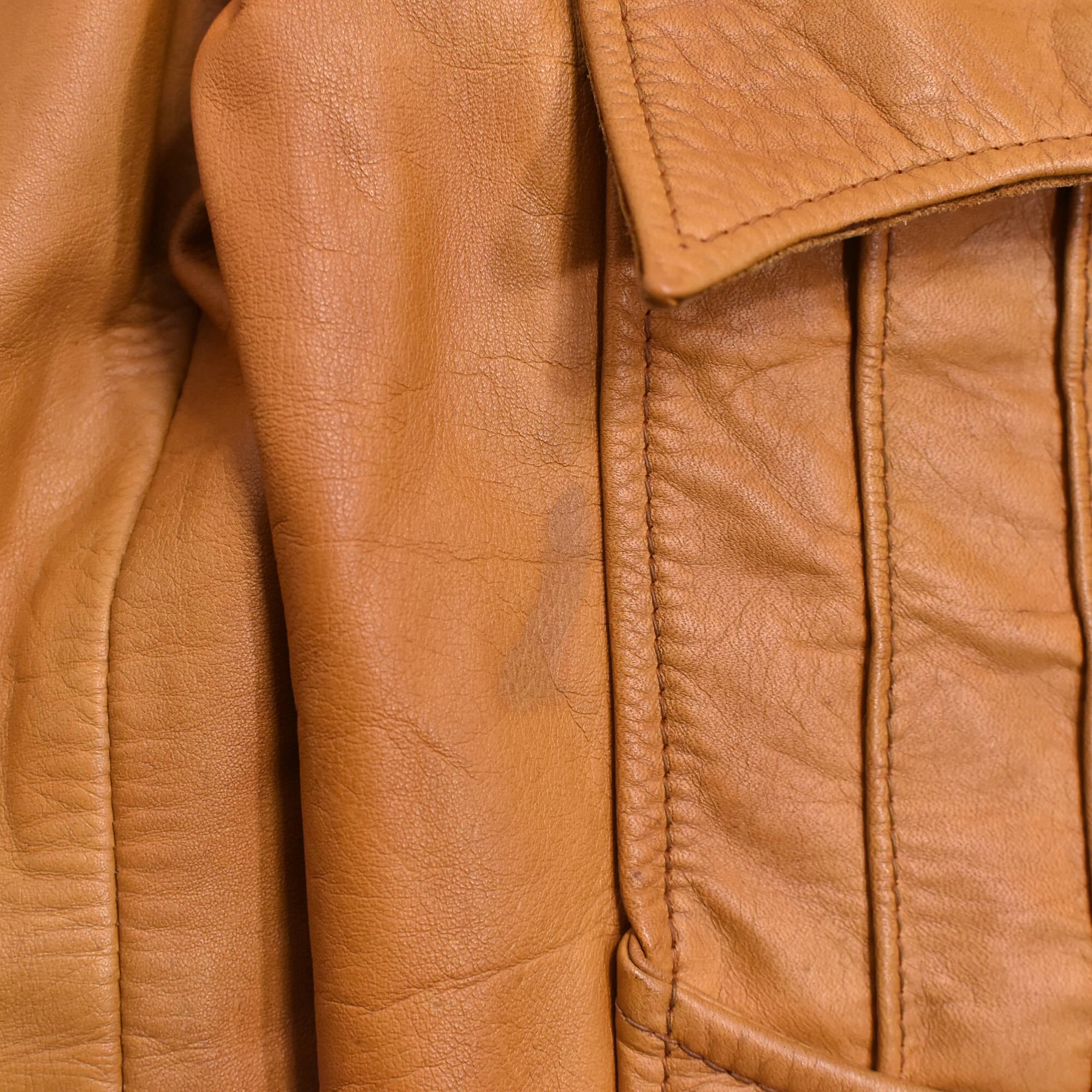 ～s LEATHER CRAFT PROCESS OF AMERICA leather jkt   古着屋 grin