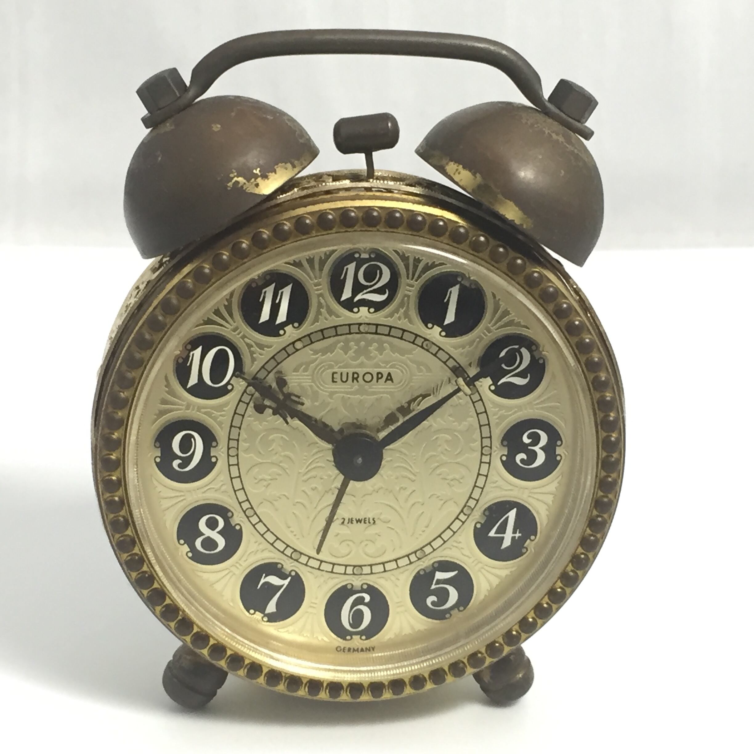 装飾頭丸形 舘本時計アンティーク - 掛時計/柱時計