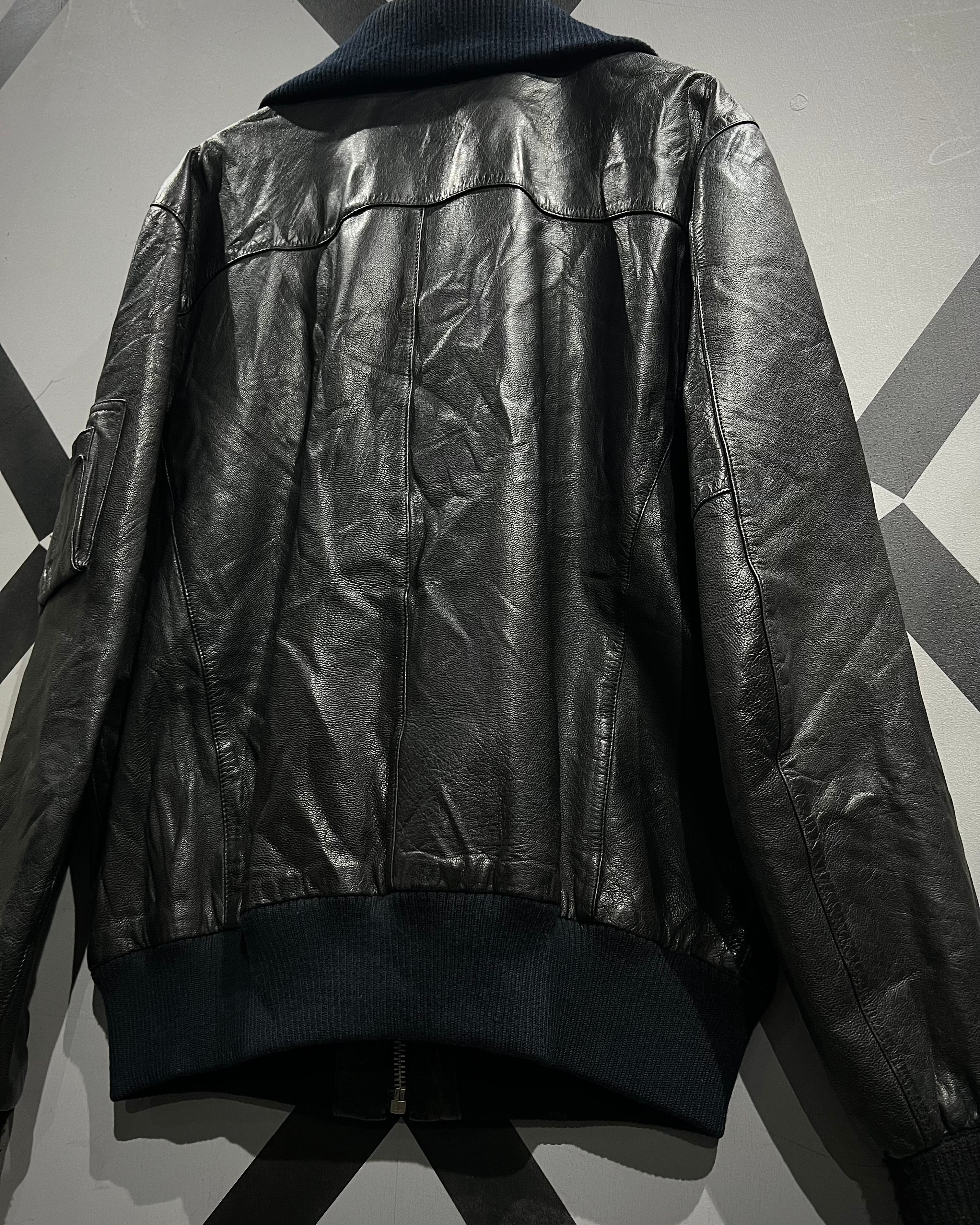 X VINTAGE】German Army Vintage Leather Flight Jacket | Caka(カカ