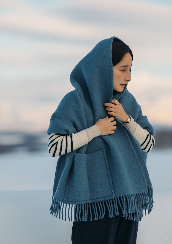 LAPUAN KANKURIT（ラプアンカンクリ）「UNI 」ポケットショール・rainy