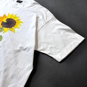 art flower TEE  90s USA製 FRUIT OF THE LOOM 古着