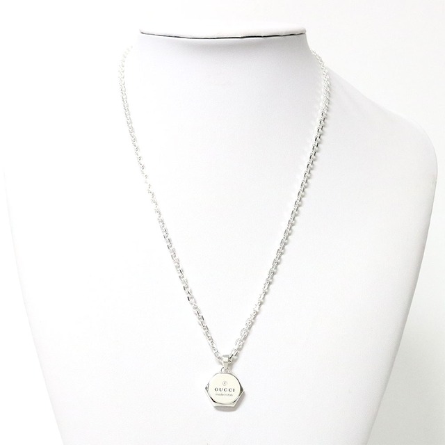 グッチ GUCCI  TRADEMARK NECKLACE ネックレス 779175-J8400-8106 レディース シルバー