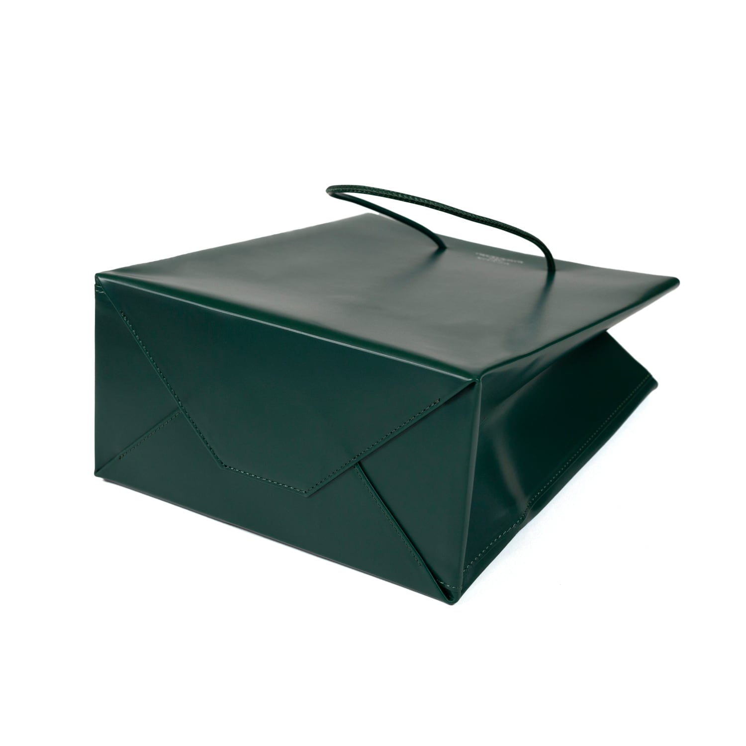 Leather Paper Bag M - Dark Green | UNKNOWN PRODUCTS（アンノウン