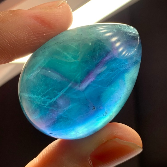 T10.ブルーベース♪グラデーションフローライトたまご