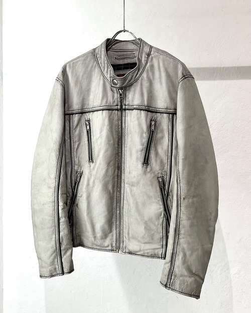 WILSONS LEATHER Zip-Design Single Riders Jacket
