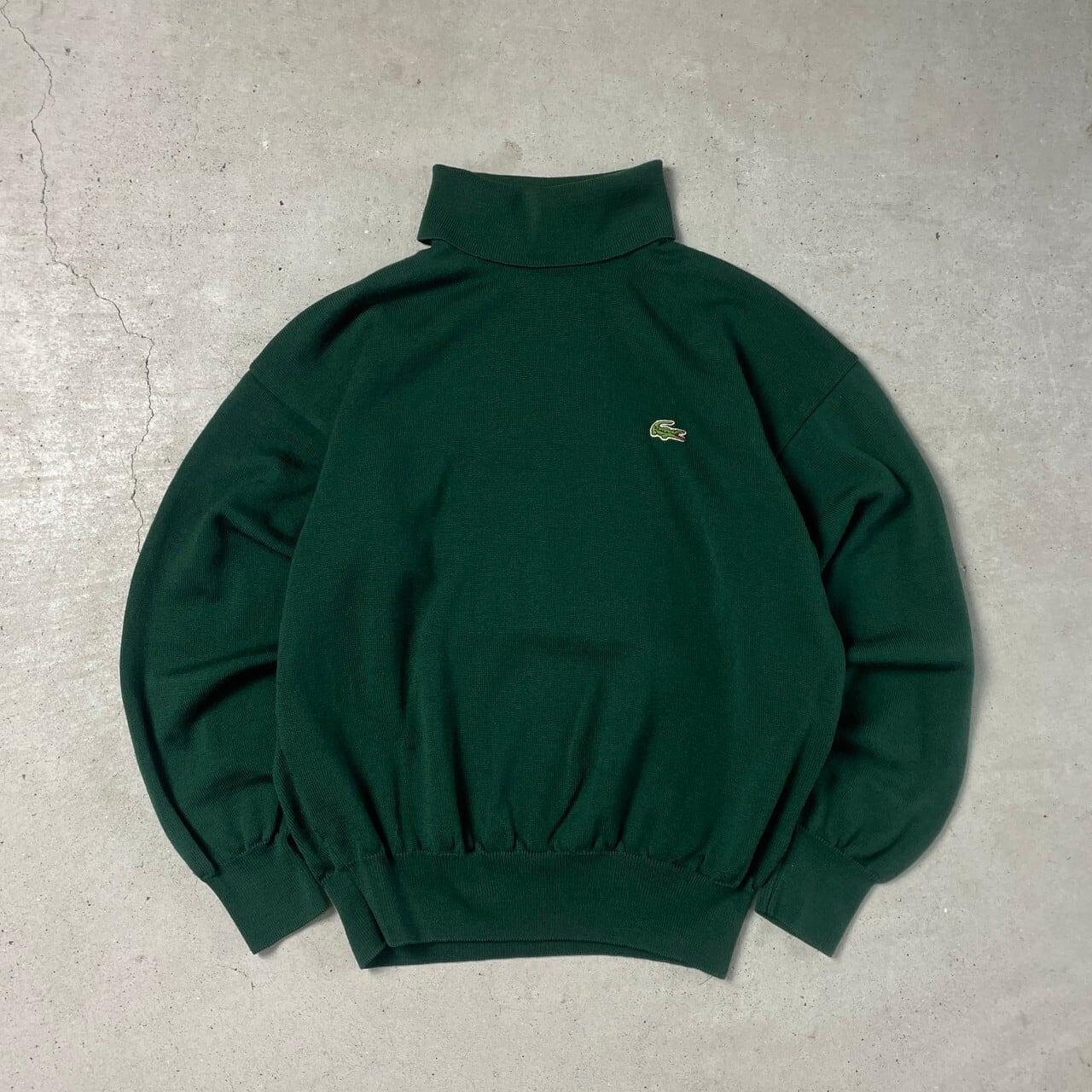 70年代~ フランス製 LACOSTE ラコステ タートルネック ウール 70年代~ フランス製 LACOSTE ラコステ タートルネック ウール