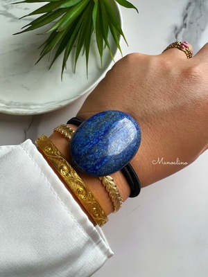 lapis lazuli hair accessory(ラピスラズリヘアゴム)